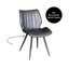 Oceans Apart Alfa Bounce Dining Chair Vegan Leather Grey