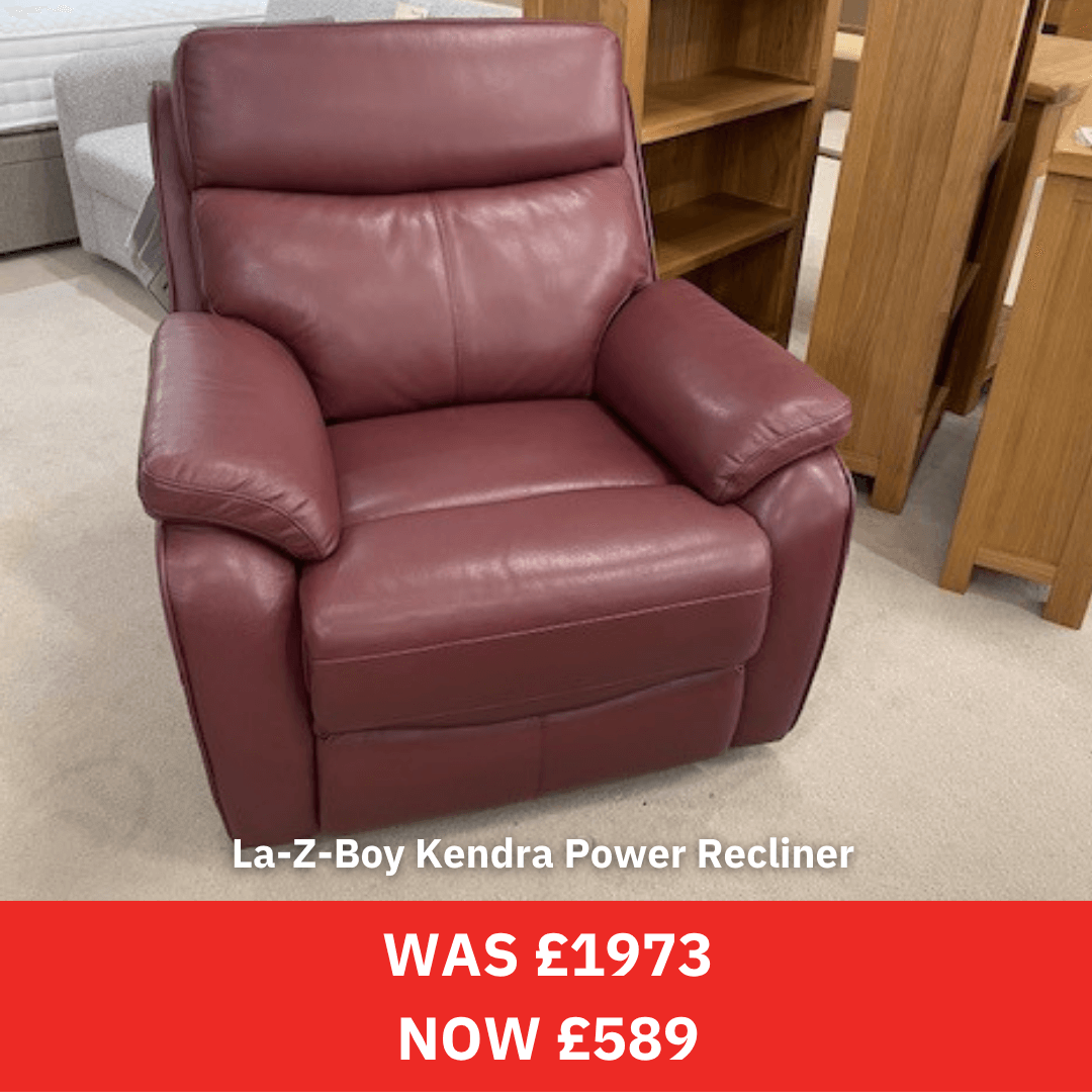 red La-z-boy kendra power recliner grand sale offer - was £1973 now £589
