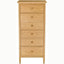 Ercol Teramo 2685 6 Drawer Tall Narrow Chest. - Hunter Furnishing