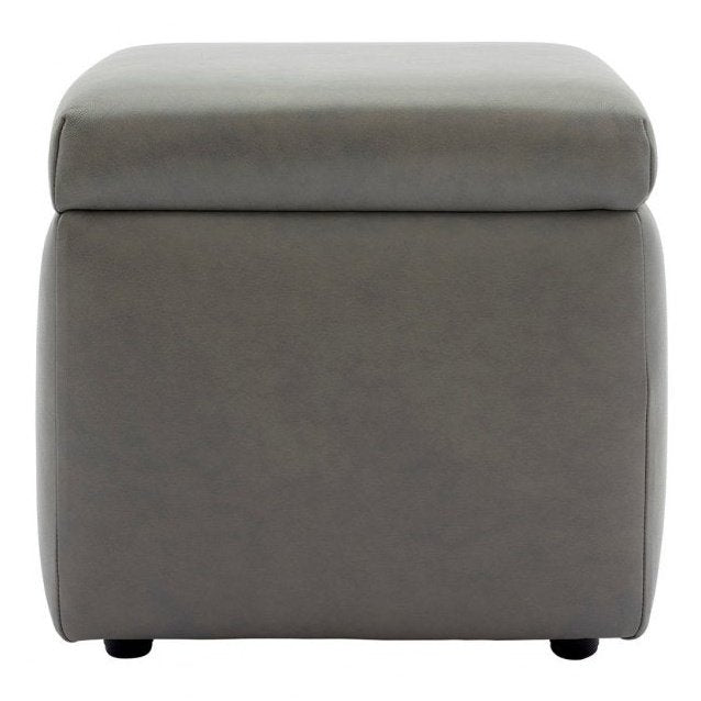 G Plan Spencer Storage Footstool in Leather
