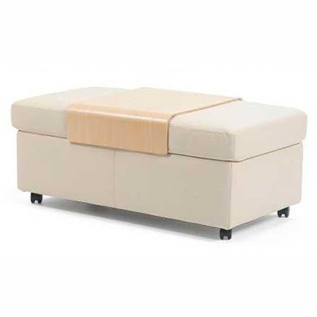 Stressless Double Ottoman with Table - Hunter Furnishing