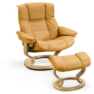 Stressless Mayfair Large Chair & Footstool - Hunter Furnishing