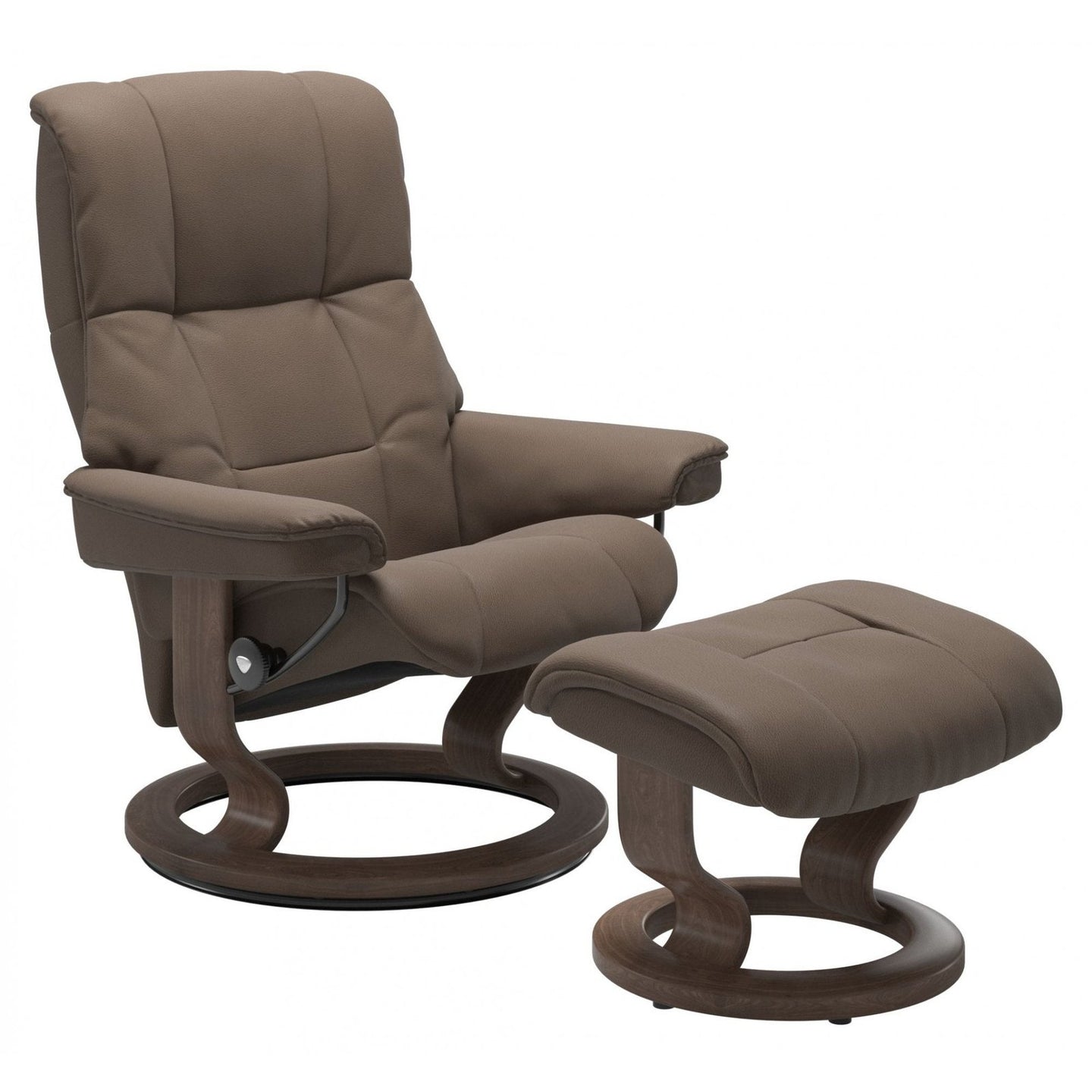 Stressless Mayfair Large Classic Recliner with Stool - Hunter Furnishing