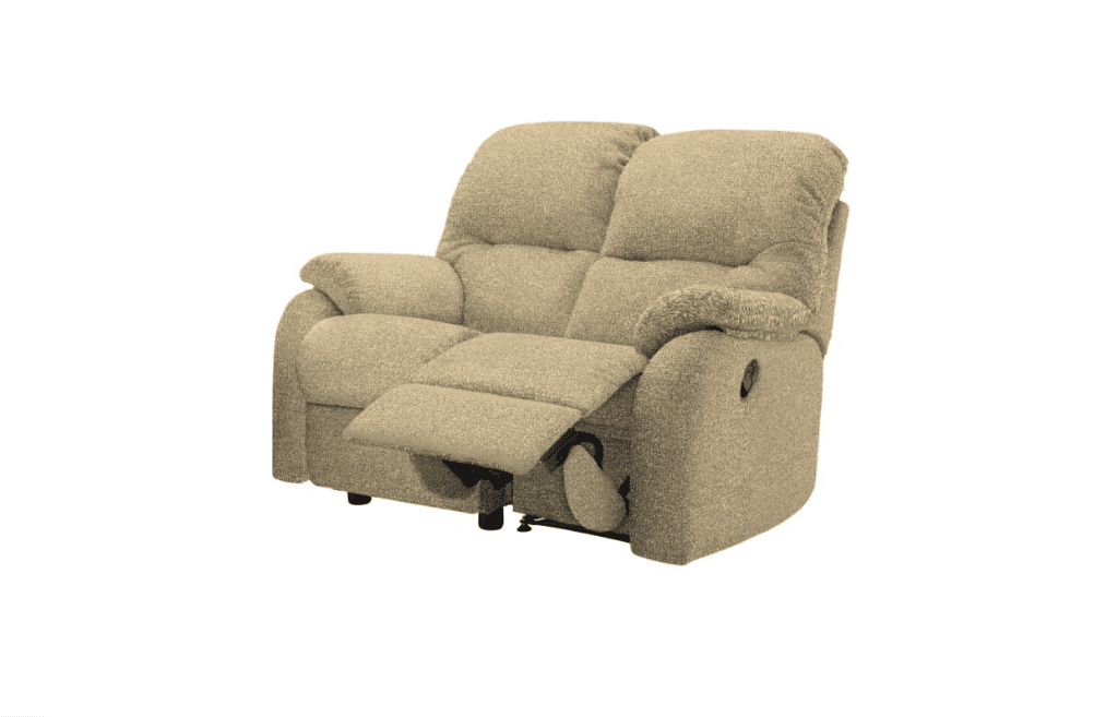 G Plan Mistral Fabric 2 Seater Manual Recliner Sofa RHF