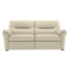 G Plan Seattle 3 Seater Leather Sofa -  Static