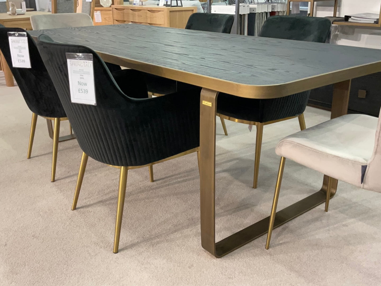 Richmond 2.3m Dining Table and 6 Dining Chairs