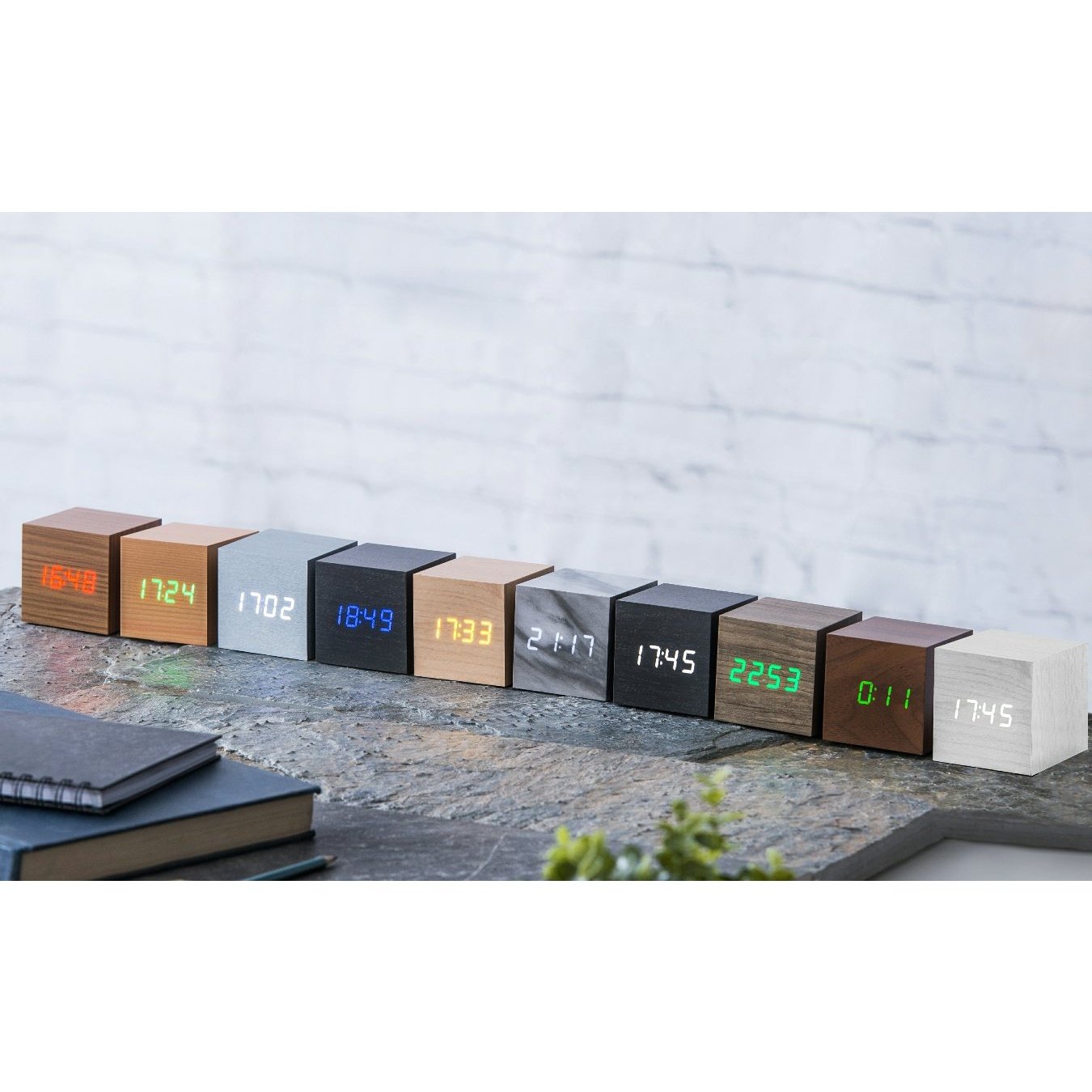 Cube Click Clock - Hunter Furnishing