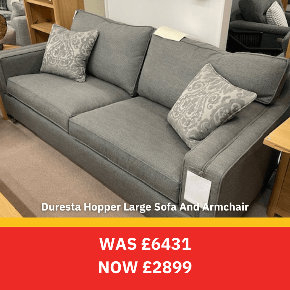 Duresta Hopper Large Sofa and Armchair was £6431 now £2899