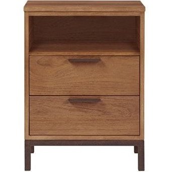Nathan Palma 2 Drawer Open Top Night Stand.