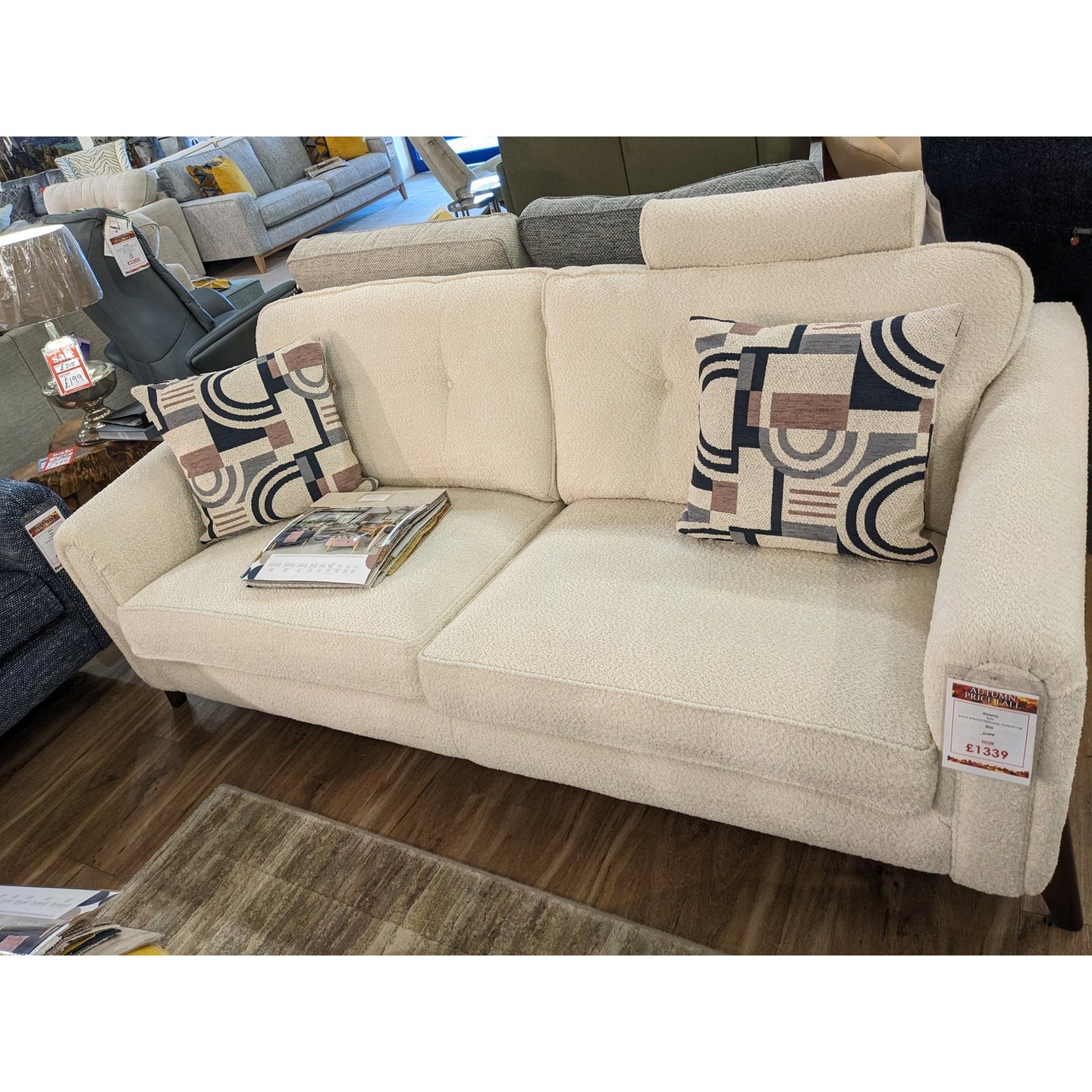 Alstons Sofo Grand Sofa with Headrest  and Footrest