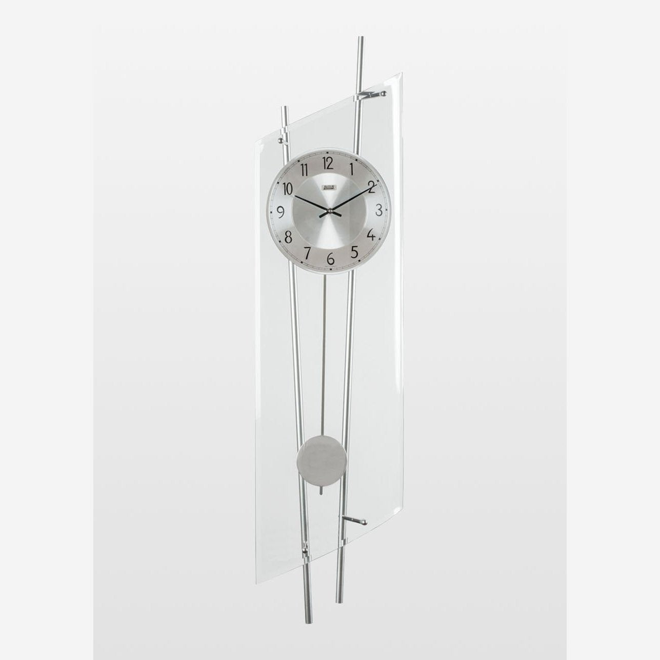 QC 9080 Mineral Glass Radio Controlled Wall Clock - Hunter Furnishing