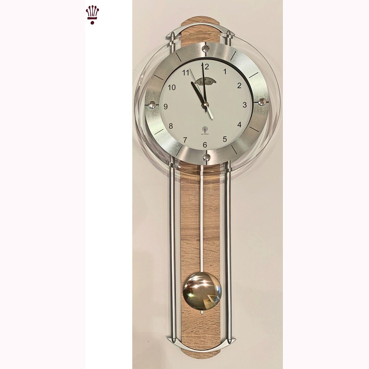 QC 9235 Contemporary radio control wall clock