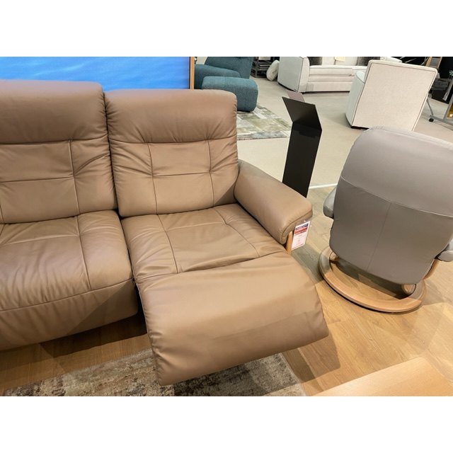 Stressless Mary 2 Seater Power Reclining Sofa & Power Recliner - Hunter Furnishing