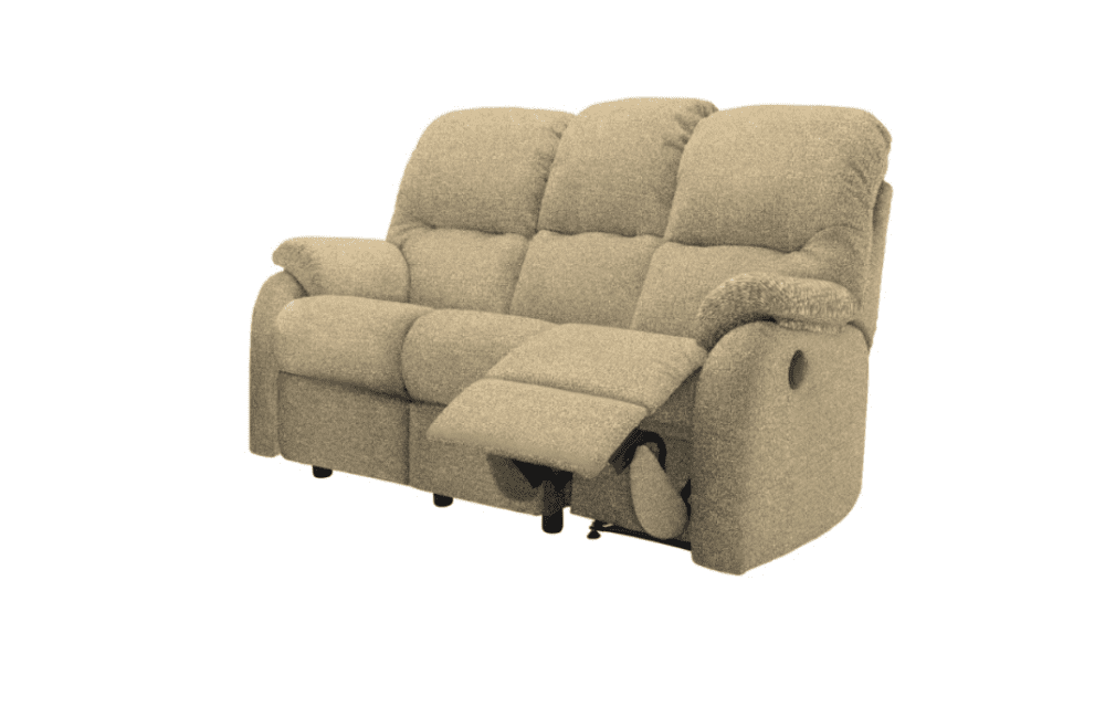 G Plan Mistral Fabric 3 Seater Manual Recliner Sofa RHF