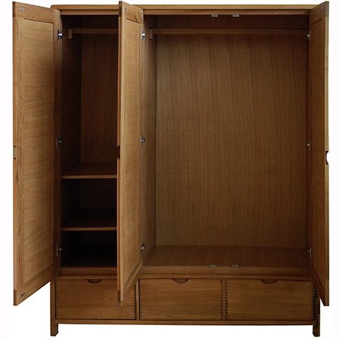 Ercol Bosco 3 Door Wardrobe - Hunter Furnishing