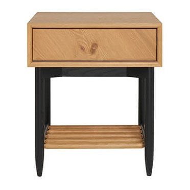 Ercol Monza 1 Drawer Bedside Cabinet - Hunter Furnishing