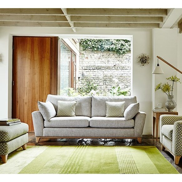 Ercol Novara Fabric Large Sofa - Hunter Furnishing