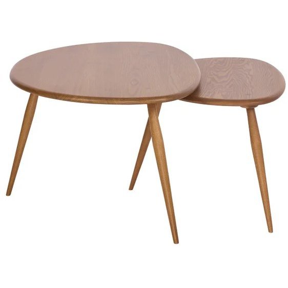 Ercol Pebble Coffee Table Nest - Hunter Furnishing