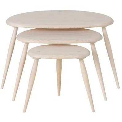 Ercol Pebble Nest of Tables - Hunter Furnishing