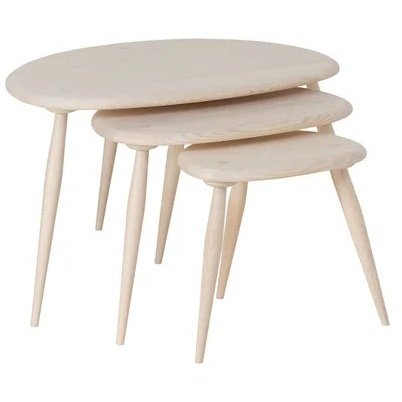 Ercol Pebble Nest of Tables - Hunter Furnishing