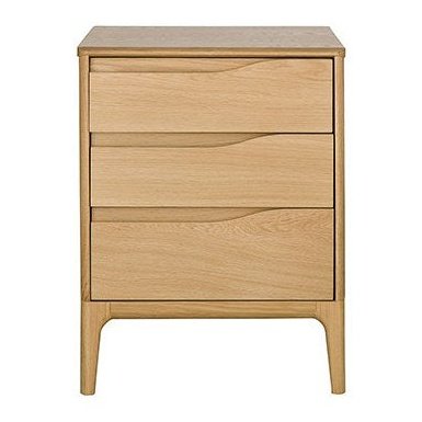 Ercol Rimini 3 Drawer Bedside Cabinet - Hunter Furnishing