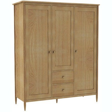 Ercol Teramo 3 Door Wardrobe - Hunter Furnishing