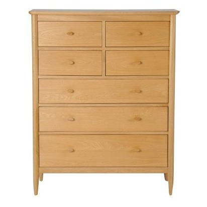 Ercol Teramo 7 Drawer Tall Wide Chest.