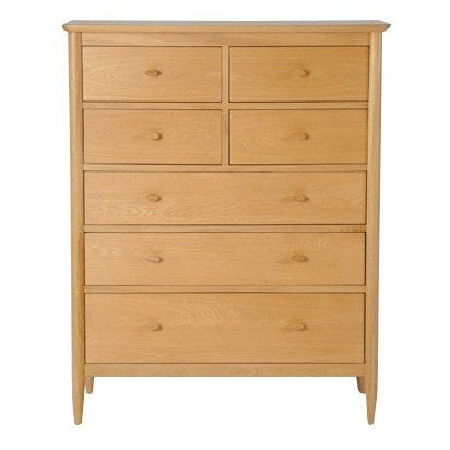 Ercol Teramo 7 Drawer Tall Wide Chest. - Hunter Furnishing