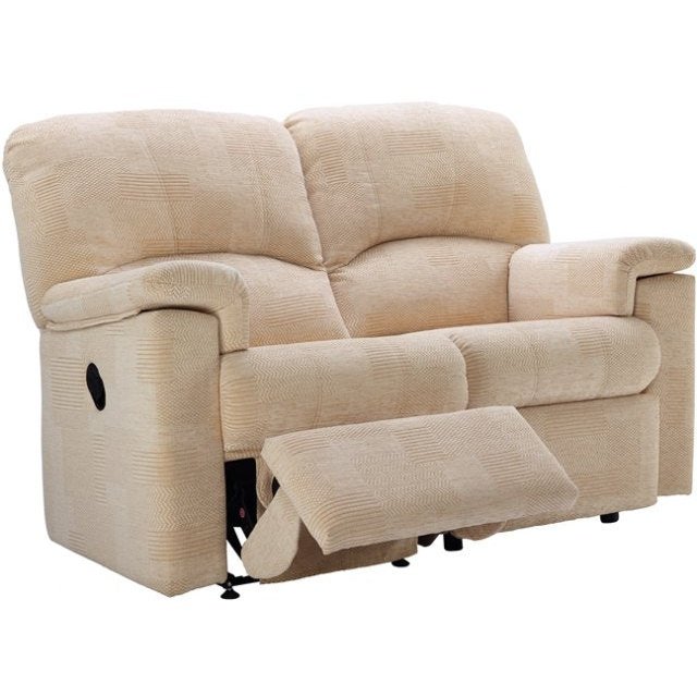 G Plan Chloe Fabric 2 Seater Recliner Sofa RHF - Hunter Furnishing