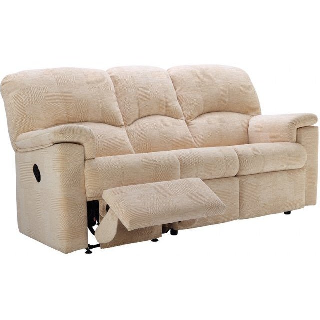 G Plan Chloe Fabric 3 Seater Recliner Sofa Double