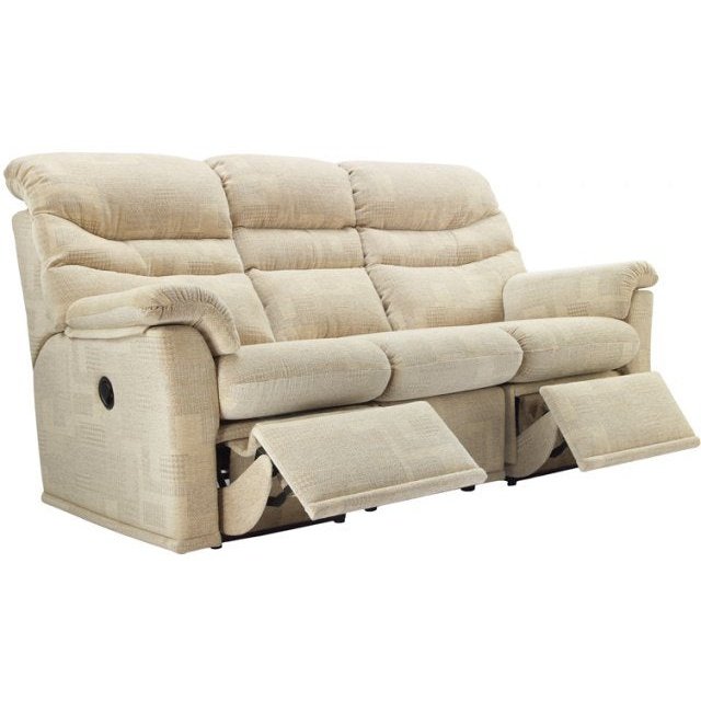 G Plan Malvern Fabric 3 Seater Power Recliner Sofa LHF - Hunter Furnishing