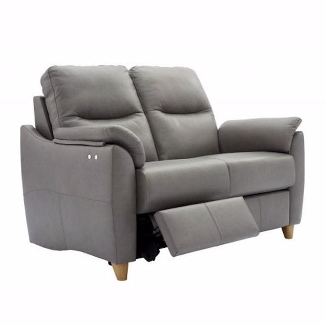 G Plan Spencer 2 Seater Power Recliner in Leather - Hunter Furnishing