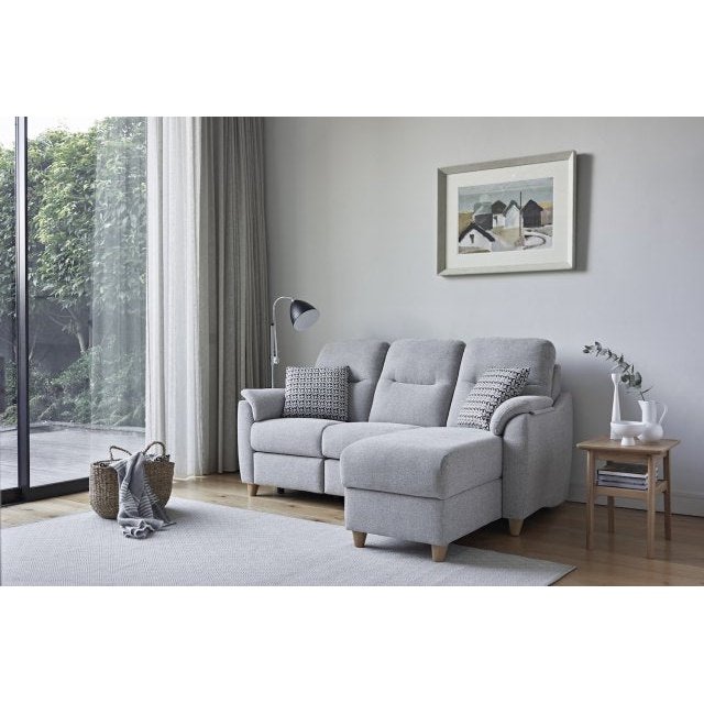 G Plan Spencer 3 Seater Chaise Sofa in Fabric - Storage - Hunter Furnishing