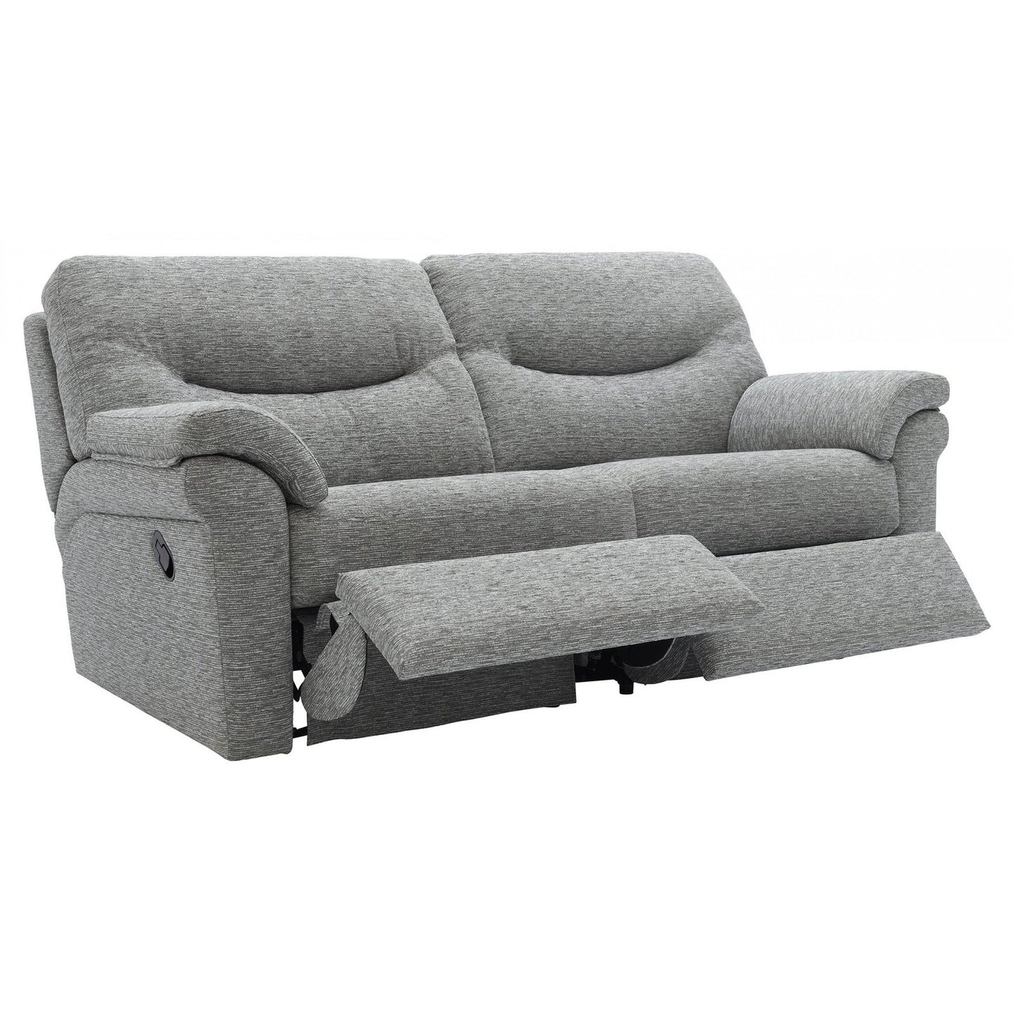 G Plan Washington Fabric 2 Seater Manual Recliner Sofa - Hunter Furnishing