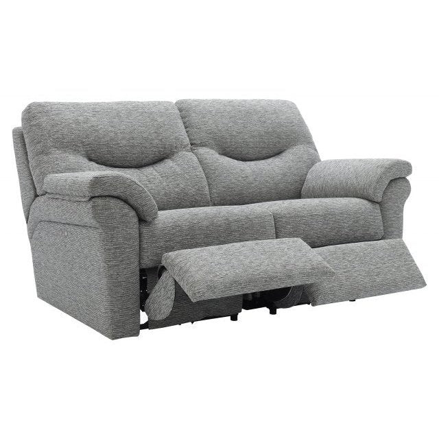 G Plan Washington Fabric 2 Seater Power Recliner Sofa Double - Hunter Furnishing