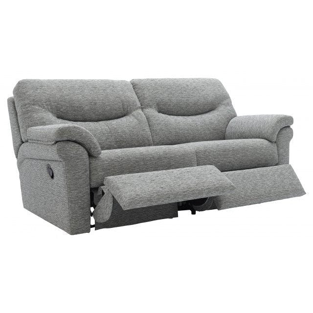 G Plan Washington Fabric 3 Seater Power Recliner Sofa - Hunter Furnishing