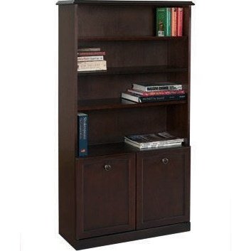 Hampton Bookcase with 2 Doors & 3 Shelves