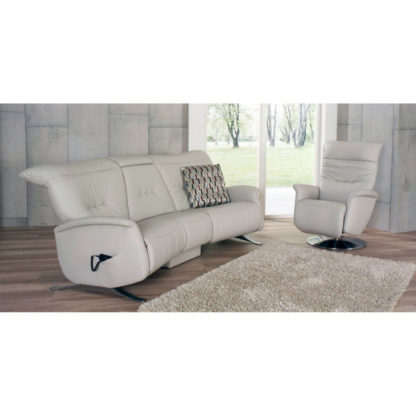 Himolla Cygnet 3 Seater Sofa with Table