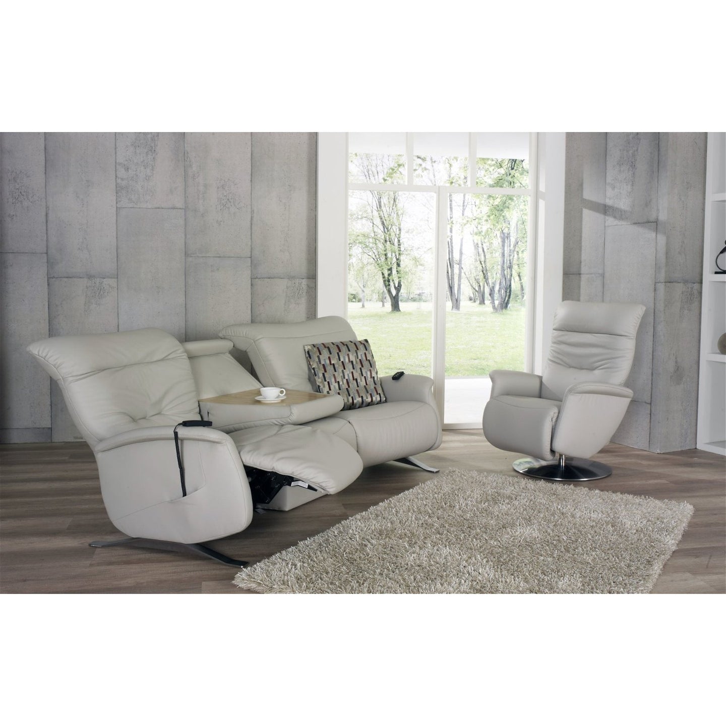 Himolla Cygnet 3 Seater Sofa with Table