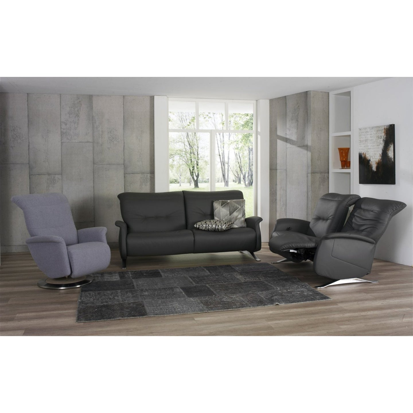 Himolla Cygnet 3 Seater Static Sofa - Hunter Furnishing