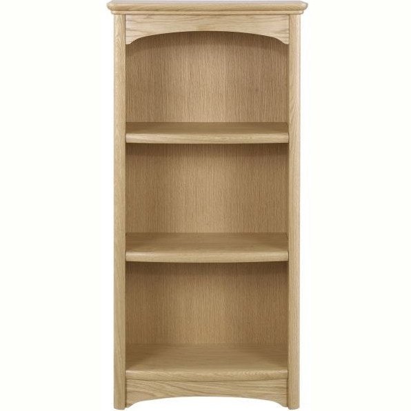 Nathan Shades Oak Mid Single Bookcase
