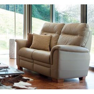 Parker Knoll Hudson 2 Seater Leather Sofa - Hunter Furnishing