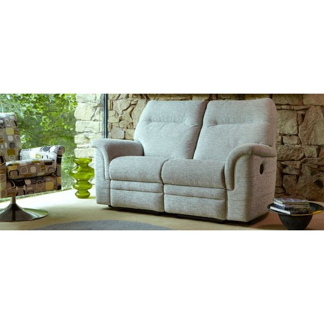 Parker Knoll Hudson Fabric Power 2 Seater Sofa - Hunter Furnishing