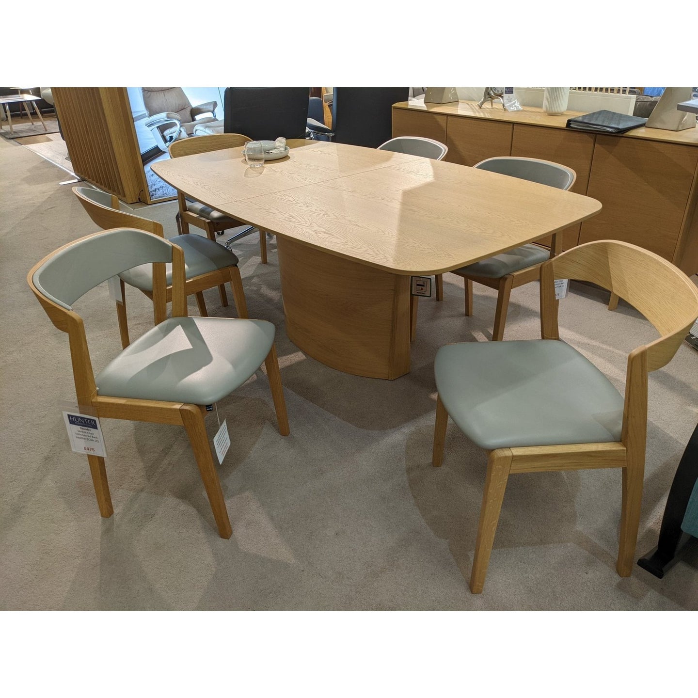 Skovby SM117 Oak Dining Table and set of 6 Chairs