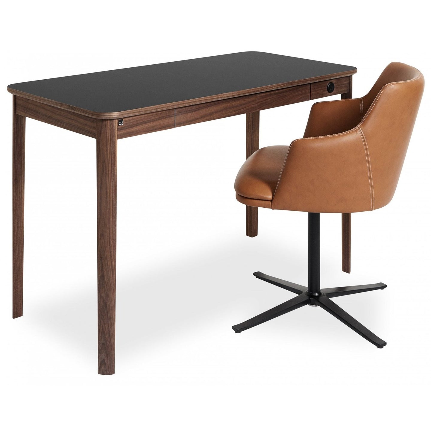 Skovby SM131 Desk with 2 USB charging - Hunter Furnishing