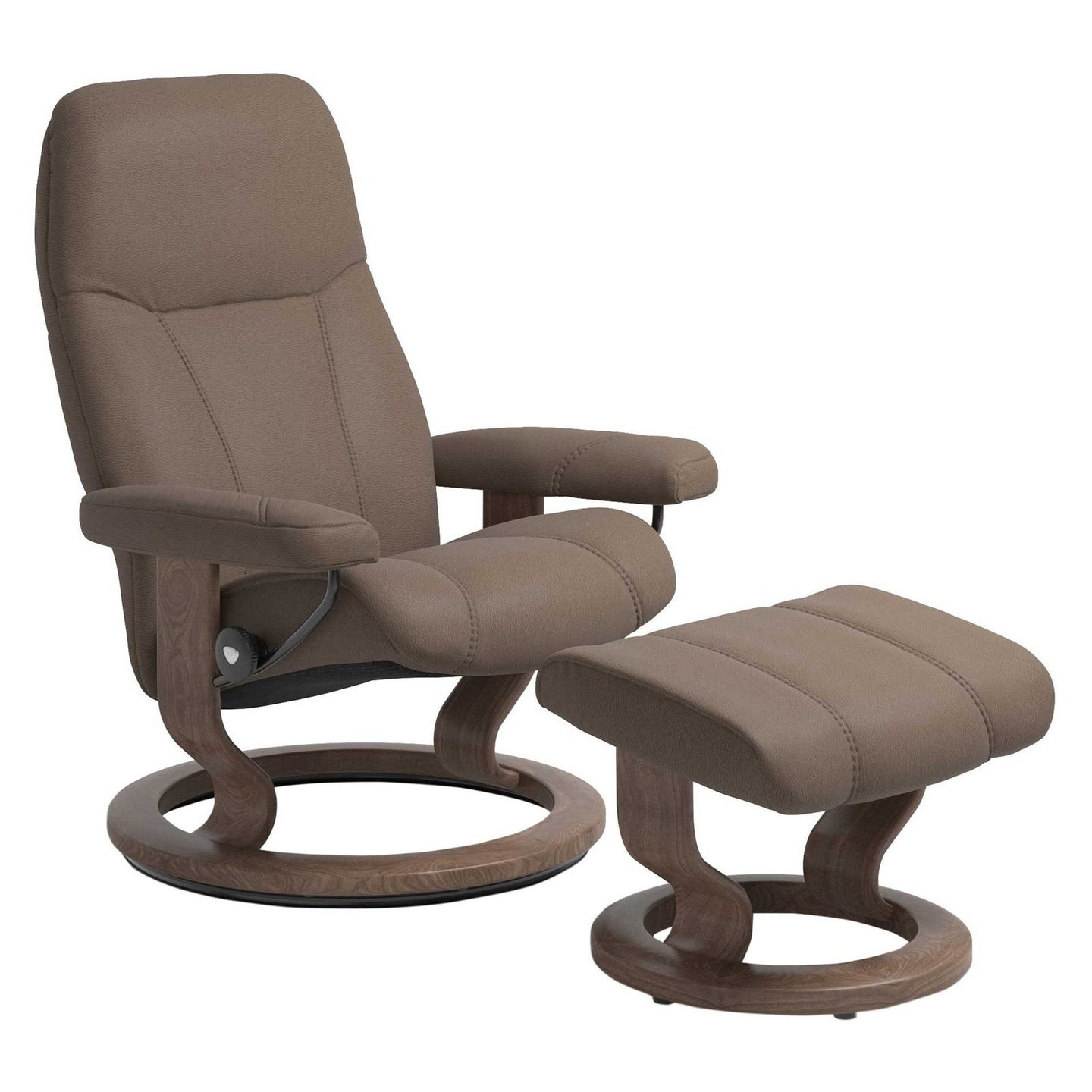 Stressless Consul Medium Recliner with Stool SPECIAL OFFER - Hunter Furnishing