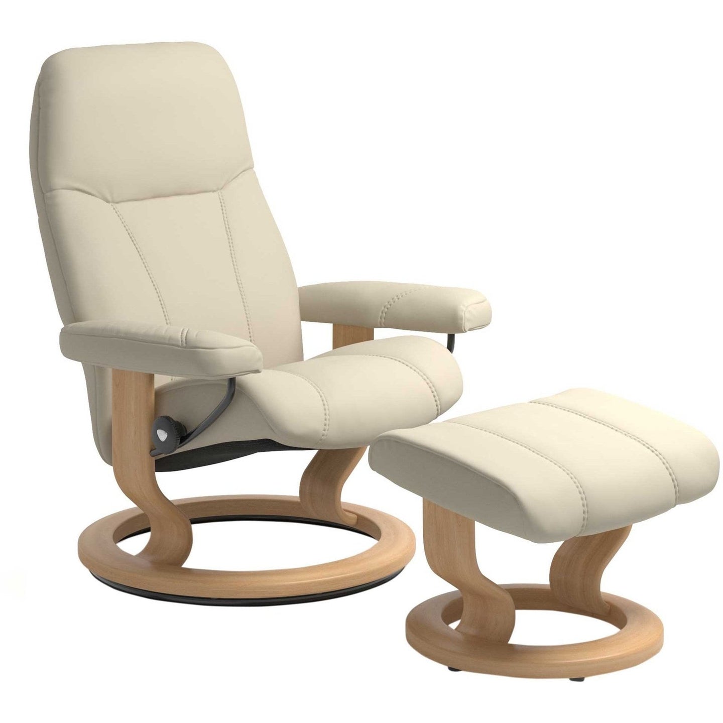 Stressless Consul Small Recliner with Stool SPECIAL OFFER