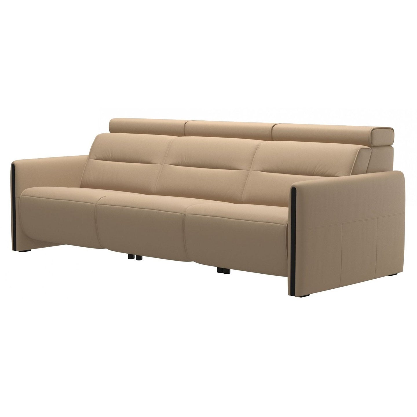 Stressless Emily 3 Seater Sofa Wood Finish