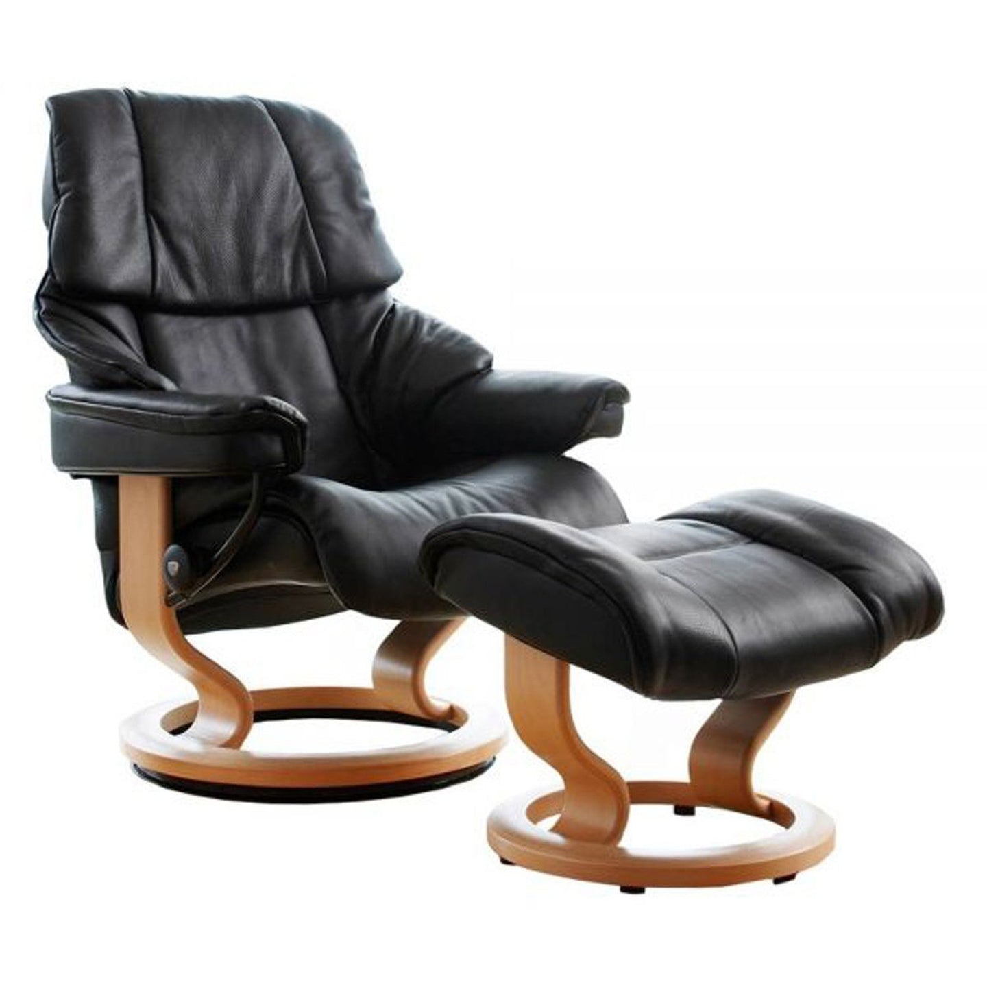 Stressless Reno Medium Recliner with Stool