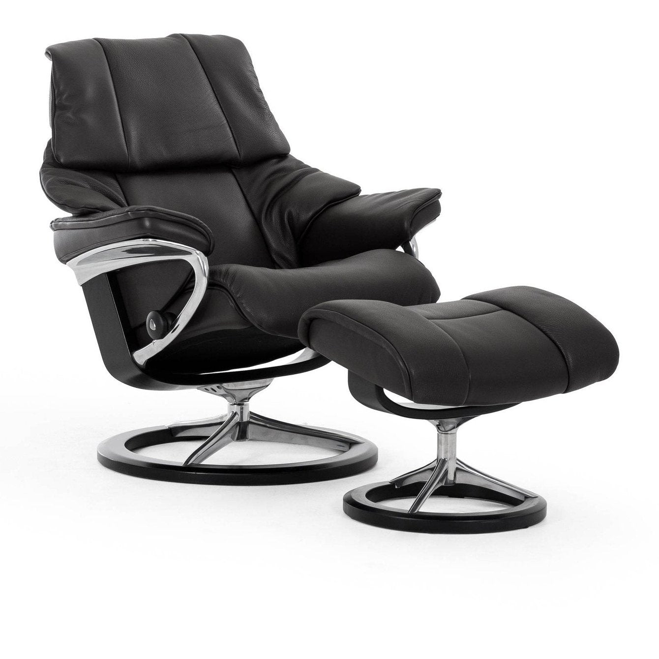 Stressless Reno Medium Recliner with Stool